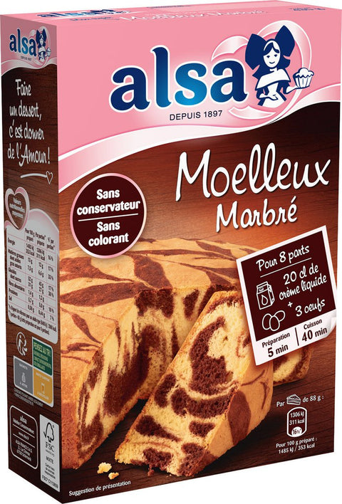 Flour for marble cake, Alsa, 435g