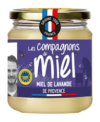 Mild Lavander honey from Provence, Compagnon du miel, 375g