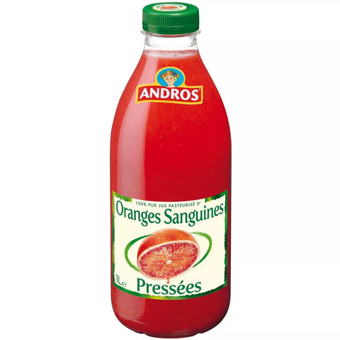 Fresh blood orange juice,  Andros, 1L
