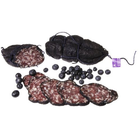 French traditional sausage - Myrtilles saucisson (Pork meat & blueberries) - 200g