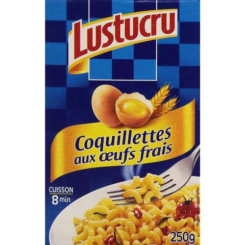 Lustucru, Fresh Egg Coquillettes (pasta) - 250g - Le Vacherin Deli