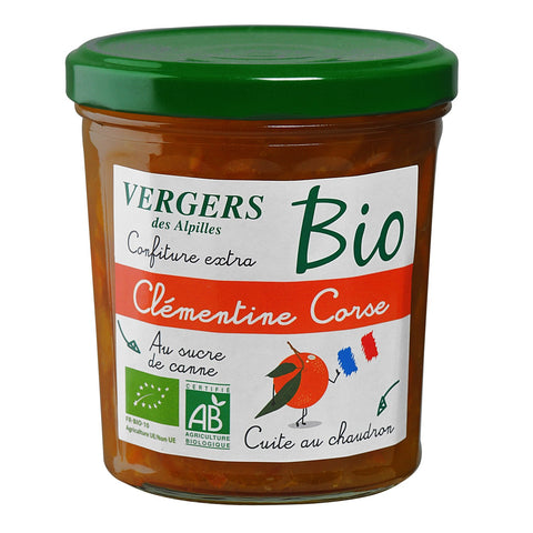 VERGERS DES ALPILLES - Confiture clémentine de corse bio - 370gm - Le Vacherin Deli