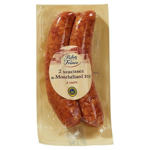 Reflets de France-cooked Montbeliard sausage, 300g - Le Vacherin Deli