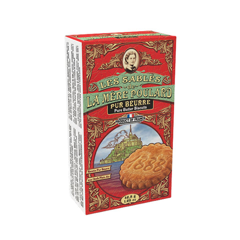 Sablés pur beurre Eclats de Chocolat - Chocolate chips butter biscuits indiv. pack - Mère Poulard, 46.8g