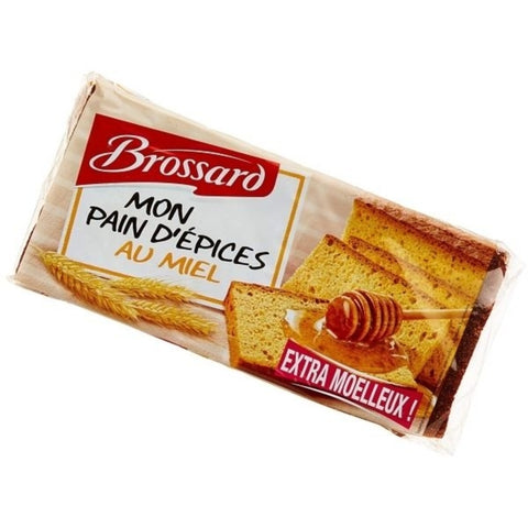 Pain d’épices extra-moelleux au miel - Honey & spices cake extra soft - Brossard, 350g