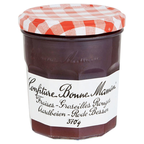 Confiture de fraises et groseilles - Strawberry & wild fruits jam - Bonne Maman 370g