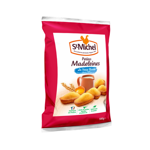 Madeleines aux oeufs - Fresh eggs Madeleines - St Michel, 500g