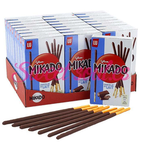 Mikado Pocket chocolat au lait 3 x 39g - Mikado finger biscuit with milk chocolate x 3 mini - LU, 120g
