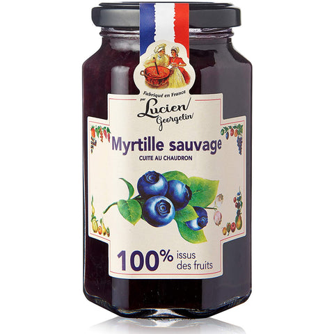 Confiture de myrtille sauvage - Blueberry jam - Lucien Georgelin, 320g