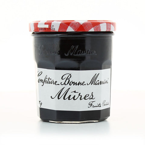 Confiture de mûres - Blackberry jam (glass jar) - Bonne Maman, 370g
