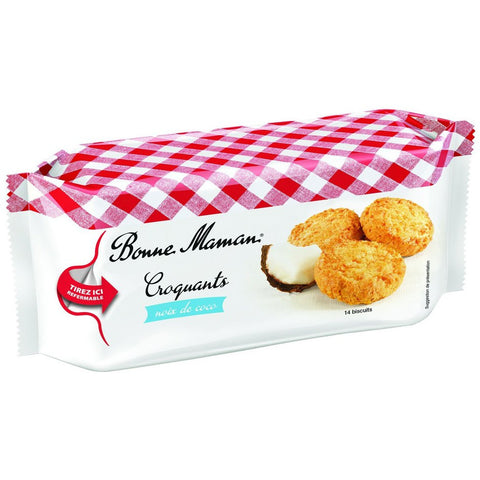 Croquants à la noix de coco x 14 - Coconut crispy biscuits x 14 - Bonne Maman, 150g