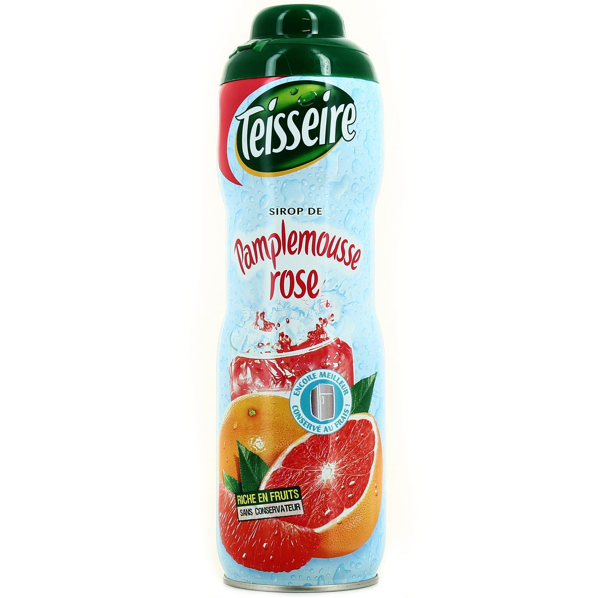 Sirop pamplemousse rose bidon Pink grapefruit cordial Teisseire, 6