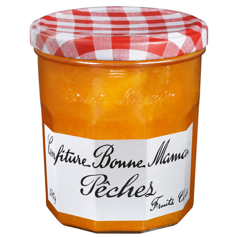 Confiture de pêches - Peach jam (glass jar) - Bonne Maman, 370g