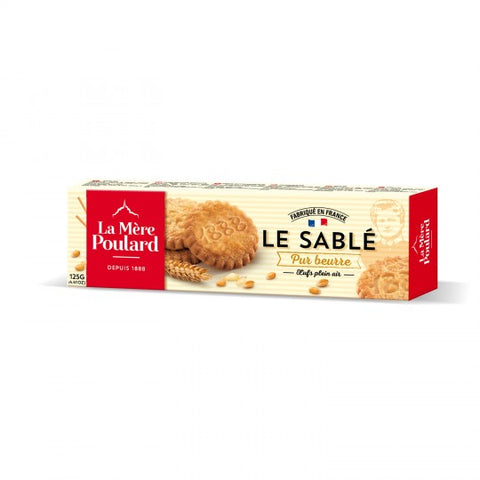 Sablés pur beurre du Mont St Michel -All butter French biscuits (cardboard) - Mère Poulard, 125g
