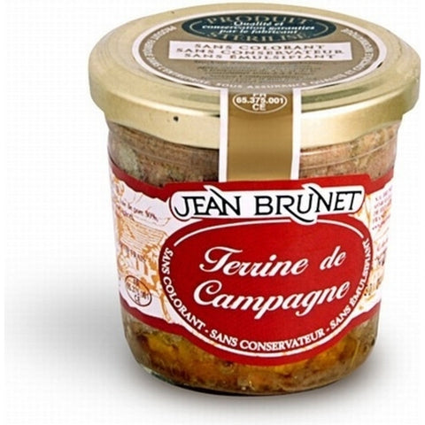 Terrine de campagne bocal - Farmhouse pork terrine in glass jar - Jean Brunet, 180g