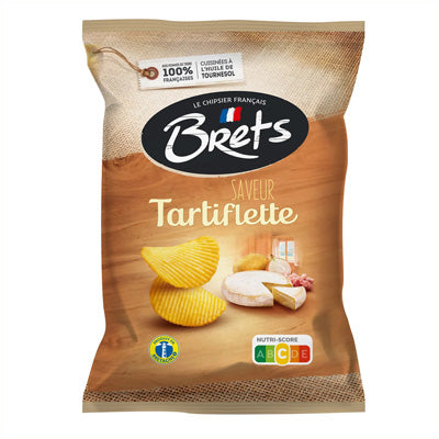 Potato Crisps Tartiflette cheese flavour Brets, 125g