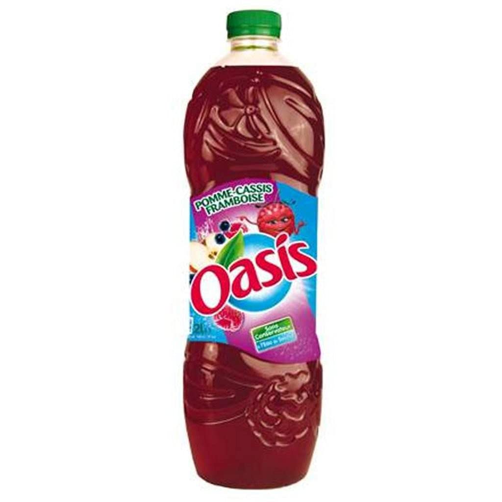 Apple, blackcurrant and raspberry fruit juice bottle, Oasis, 2L – Le ...