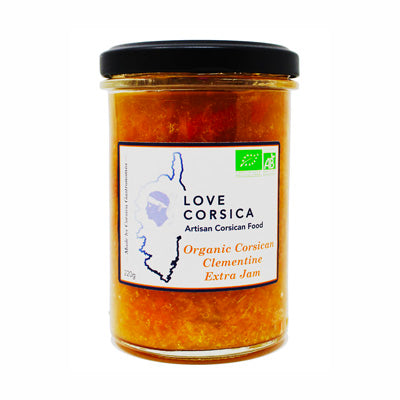 Organic Corsican Clementine jam, Love Corsica,220g