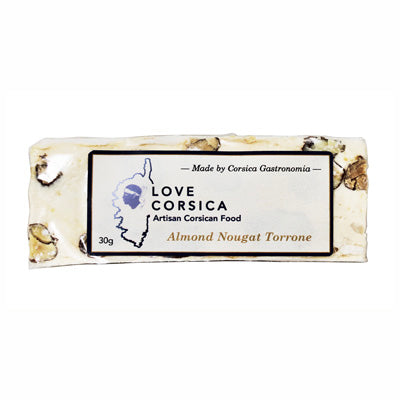 Almond Nougat torrone,  Love Corsica,30g