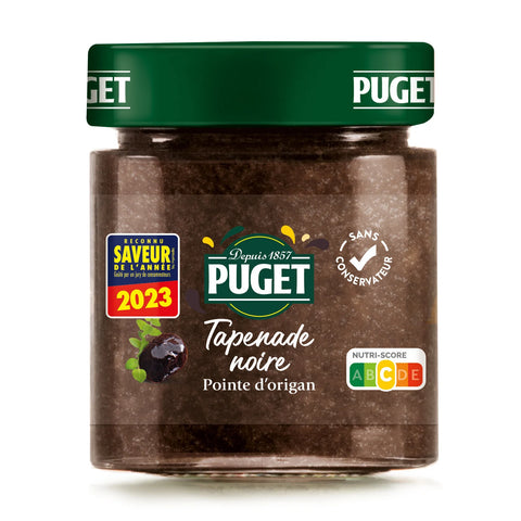 Tapenade spread Black olive & oregano, Puget, 120g