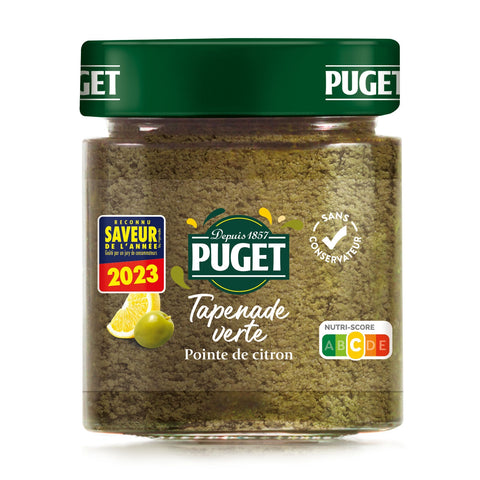 Tapenade spread Green olive & lemon, Puget,120g