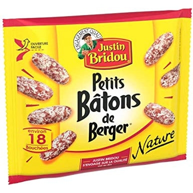 Justin Bridou - Baton Berger (mini dry sausage) - 18x 100g - Le Vacherin Deli