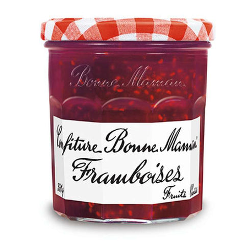 Confiture de framboises - Raspberry jam (glass jar) - Bonne Maman, 370g