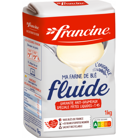 Francine - Farine fluide (Wheat Flour) - 1kg - Le Vacherin Deli