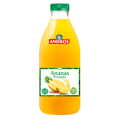 Ananas pressés - Fresh pineapple juice - Andros, 1L