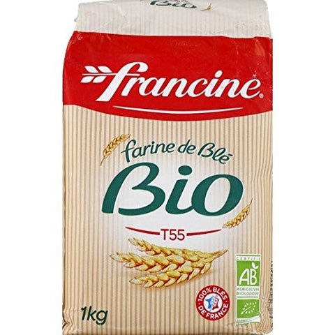 Francine, Organic White French Wheat Flour T55 - 1Kg - Le Vacherin Deli
