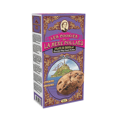 Cookies aux Eclats de Chocolat x10 - Chocolate chips cookies x10 cardboard - Mère Poulard, 200g