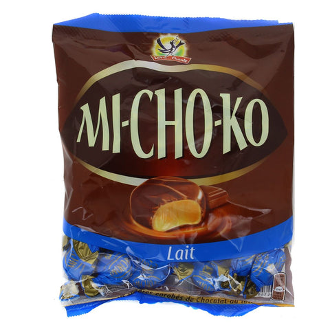 Michoko chocolat au lait - Michoko caramel sweets coated with milk - La Pie qui Chante 280g