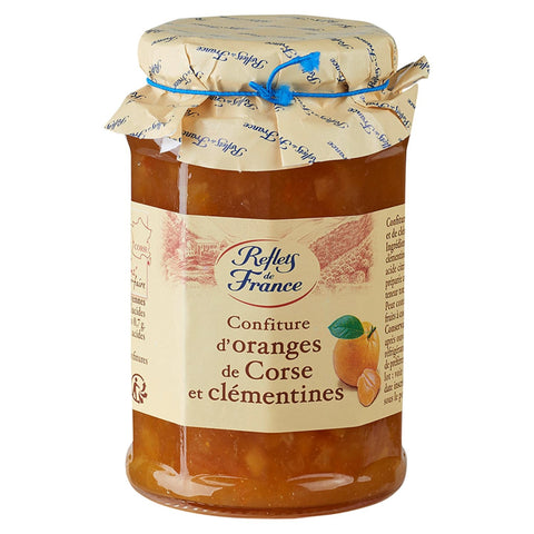 Confitures d'oranges et clémentines de Corse – Oranges and clementine jam from Corsica – Reflets de France, 325 g