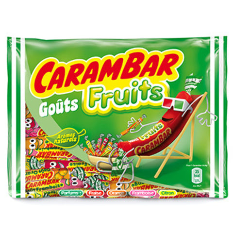 Carambar aux fruits - Carambar sweets sticks fruits flavour - Carambar, 320g