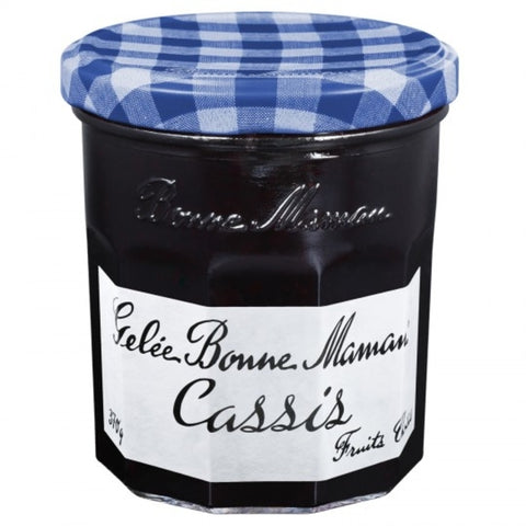 Gelée de cassis - Blackcurrant jelly (glass jar) - Bonne Maman, 370g