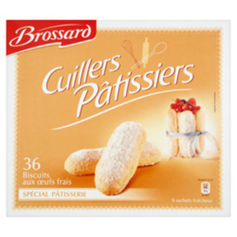 Biscuits cuillers pâtissiers x36 - Sponge fingers biscuits for Charlotte cake - Brossard 300g