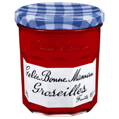 Gelée de groseilles - Redcurrant jelly (glass jar) - Bonne Maman, 370g