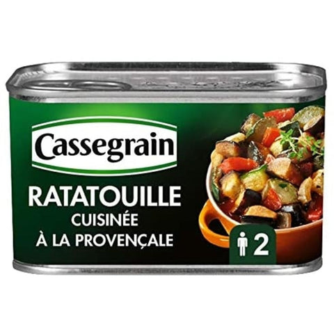 Ratatouille cuisinée à la provençale - Provencal recipe ratatouille tin medium - Cassegrain, 380g
