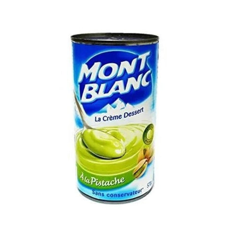 Mont Blanc crème pistache format économique - Mont Blanc pistachio cream in tin - Nestlé, 570g