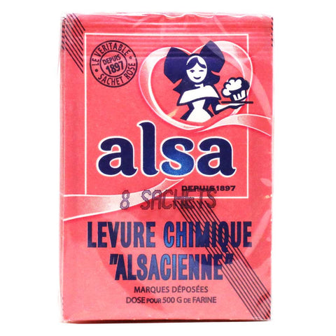 Alsa - Baking powder sachets x 8- 88g - Le Vacherin Deli