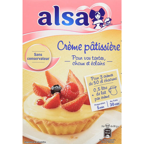 Alsa - crème pâtissiere preparation kit, 390g - Le Vacherin Deli
