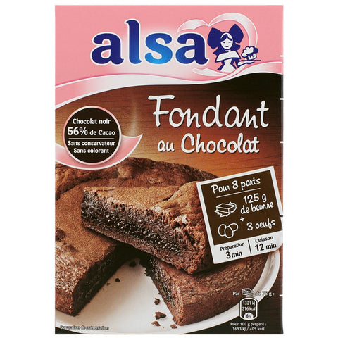 Alsa -chocolate fondant preparation kit, 320g - Le Vacherin Deli