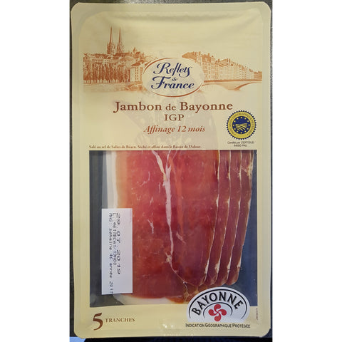 Reflets de France - Bayonne's dry cured ham x 5 slices,100g - Le Vacherin Deli