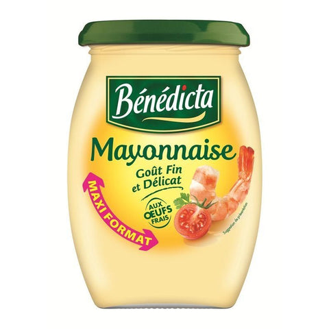 Mayonnaise "Comme à la Maison Mayonnaise" gout fin et délicat - Mayonnaise "like at home" Bénédicta, 255g