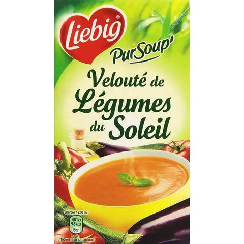 Pursoup velouté de légumes du soleil brick - Provencal vegetables soup carton - Liebig, 2 x30cl