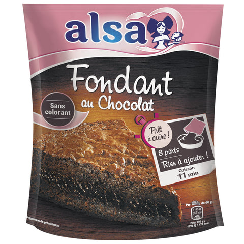 Fondant au chocolat liquide sachet souple - Fondant au chocolat, Alsa (soft pouch),500g