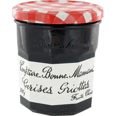 Confiture de cerises griottes - Griotte cherry jam (glass jar) - Bonne Maman, 370g