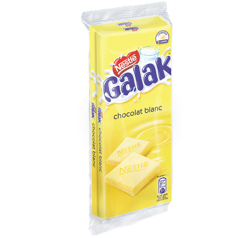 Chocolat blanc Galak - Galak white chocolate - Nestlé, 100g