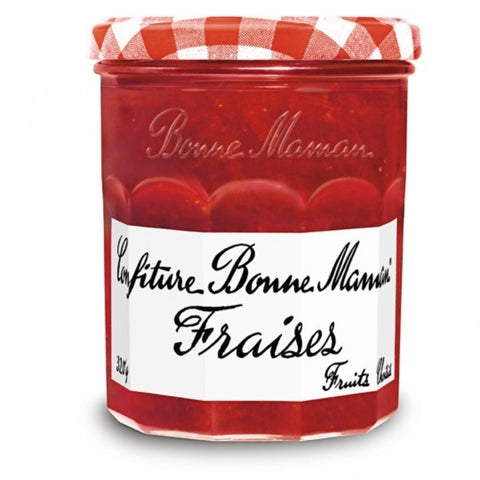 Confiture de fraises - Strawberry jam (glass jar) - Bonne Maman, 320g