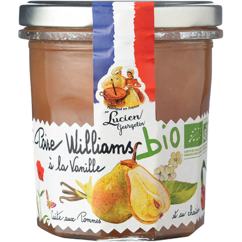 Confiture de poire Williams à la vanille - William pear and vanilla jam - Lucien Georgelin, 320g